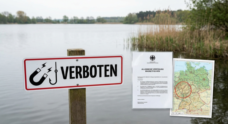 Magnetfischer an öffentlichem Gewässer - Rechtslage beachten